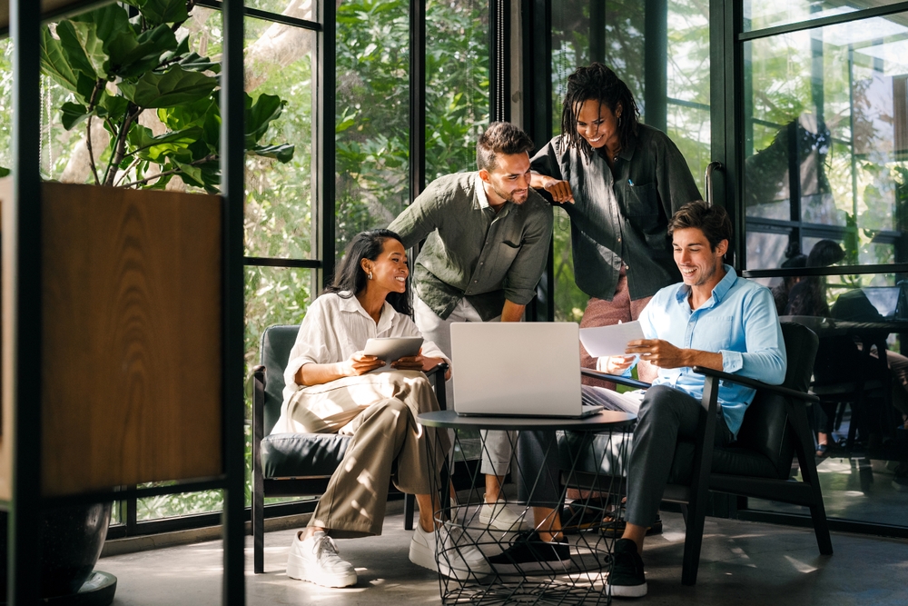 Multicultural,Professional,Businesspeople,Working,Together,On,Research,Plan,In,Boardroom.